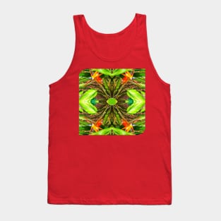 Canna flower pattern resembling the beak of a bird Tank Top